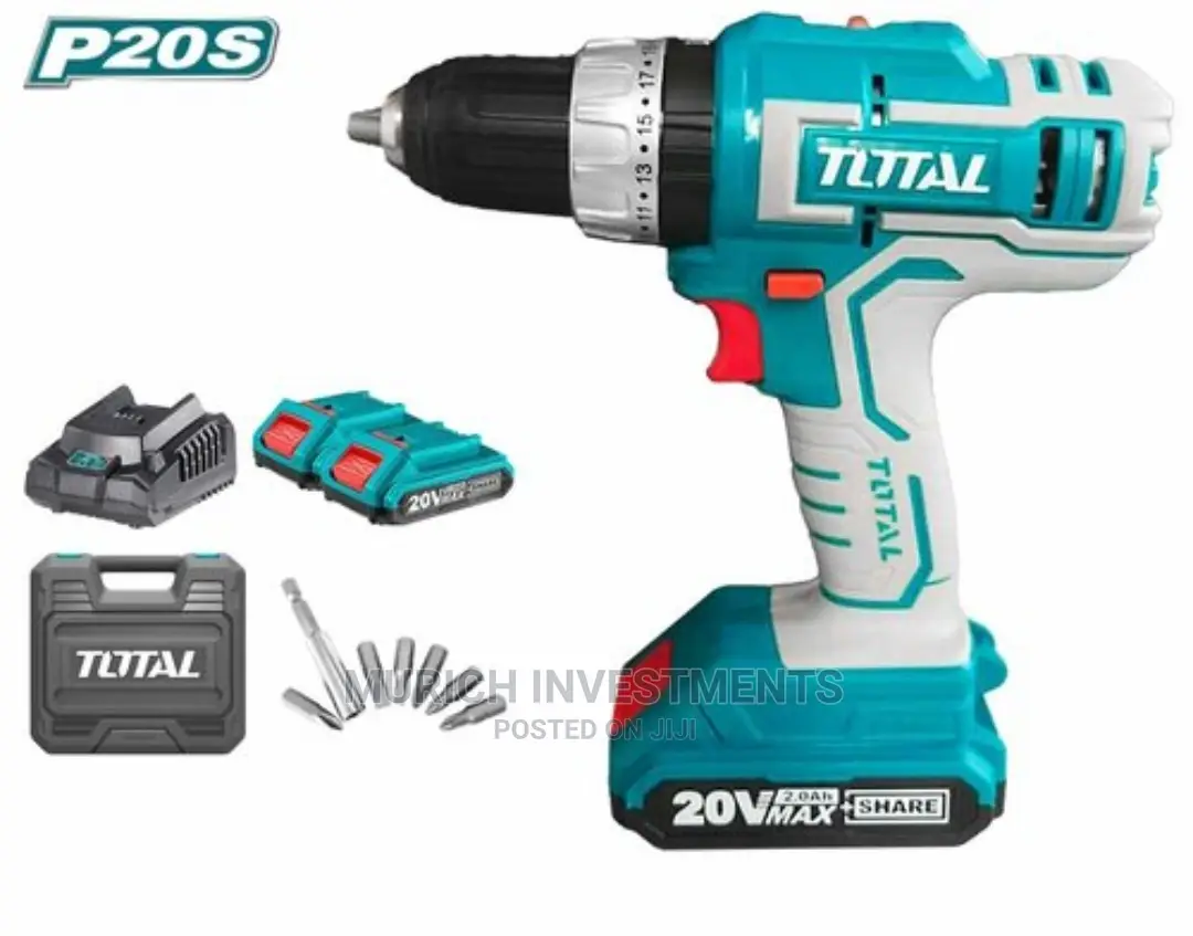13mm TOTAL TOOLS TIDLI2003 Lithium-Ion Impact Drill,