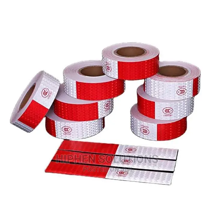 White Silver Red Reflective Tape for Cars Trailers