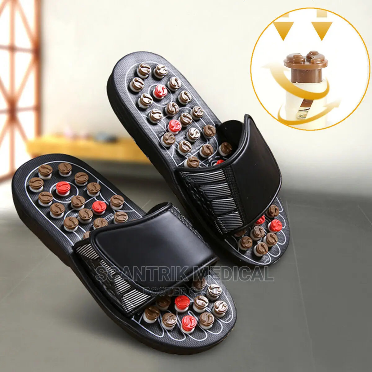 Portable Yoga Sandal for Full Body Relief -Spring