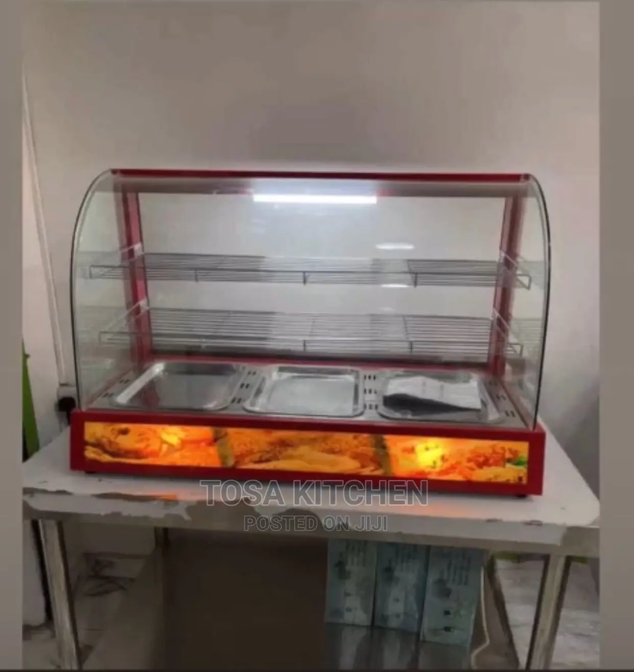 Snack Display Warmer 3 Plates