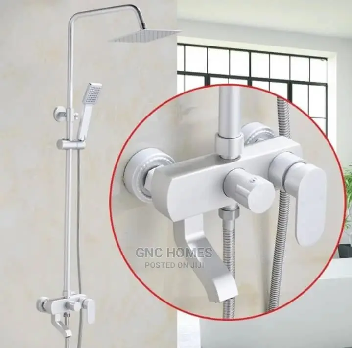 White Castle Standing Shower Mixer