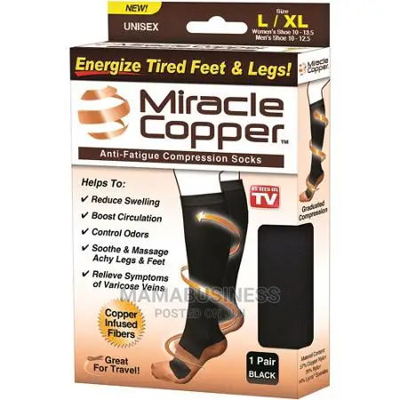 Miracle Copper Anti-Fatigue Compression Socks