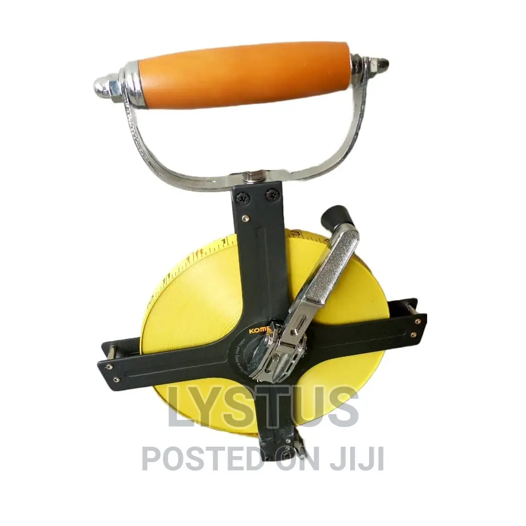 100m/330ft Unigrip Metal Frame Long Steel Tape Measure