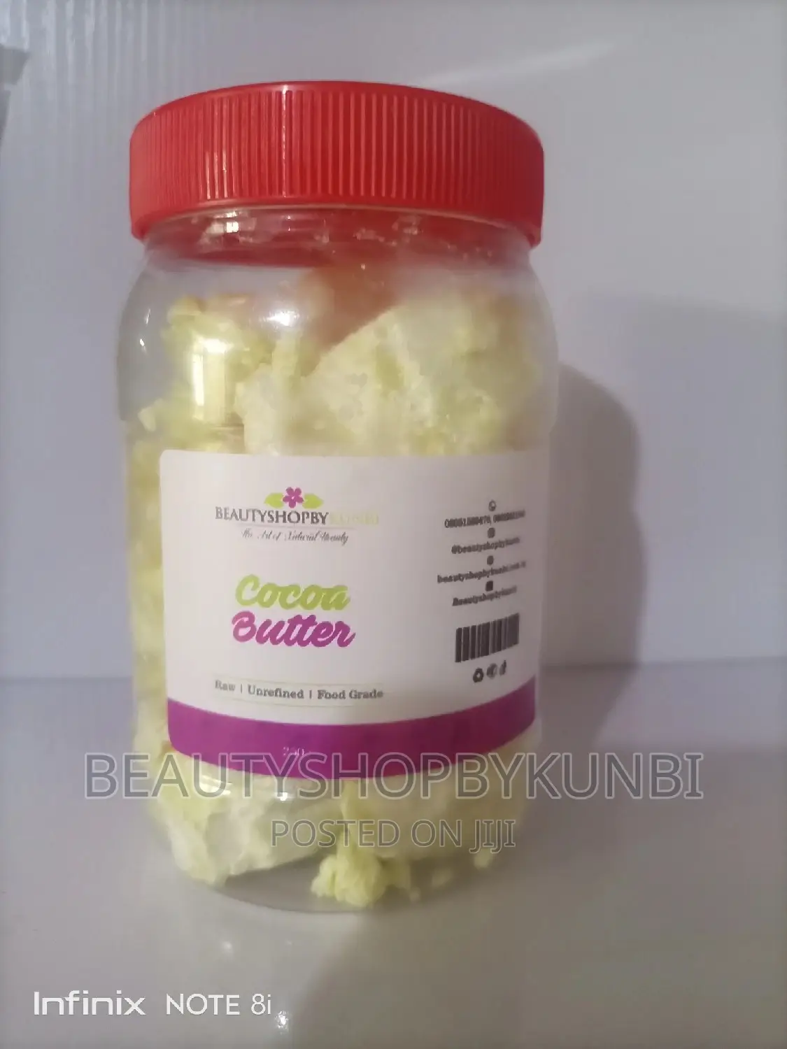 Unrefined Cocoa Butter (250g)
