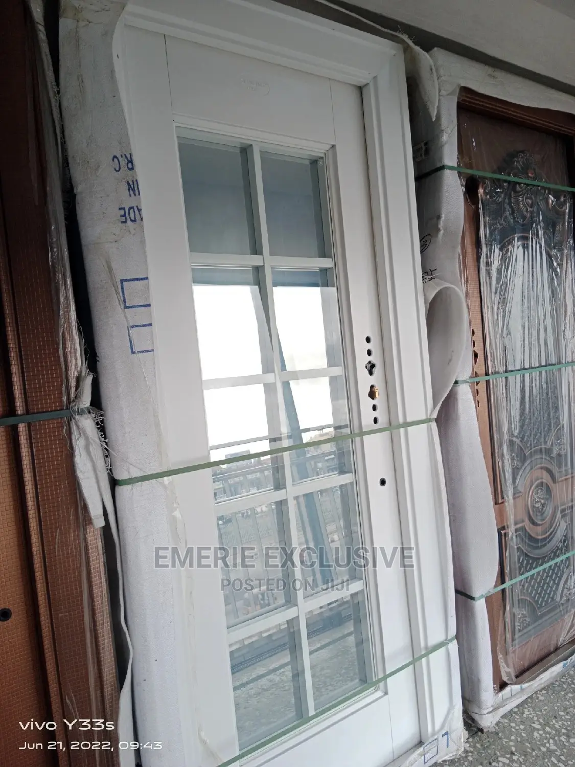 3ft:Copper Glass Door