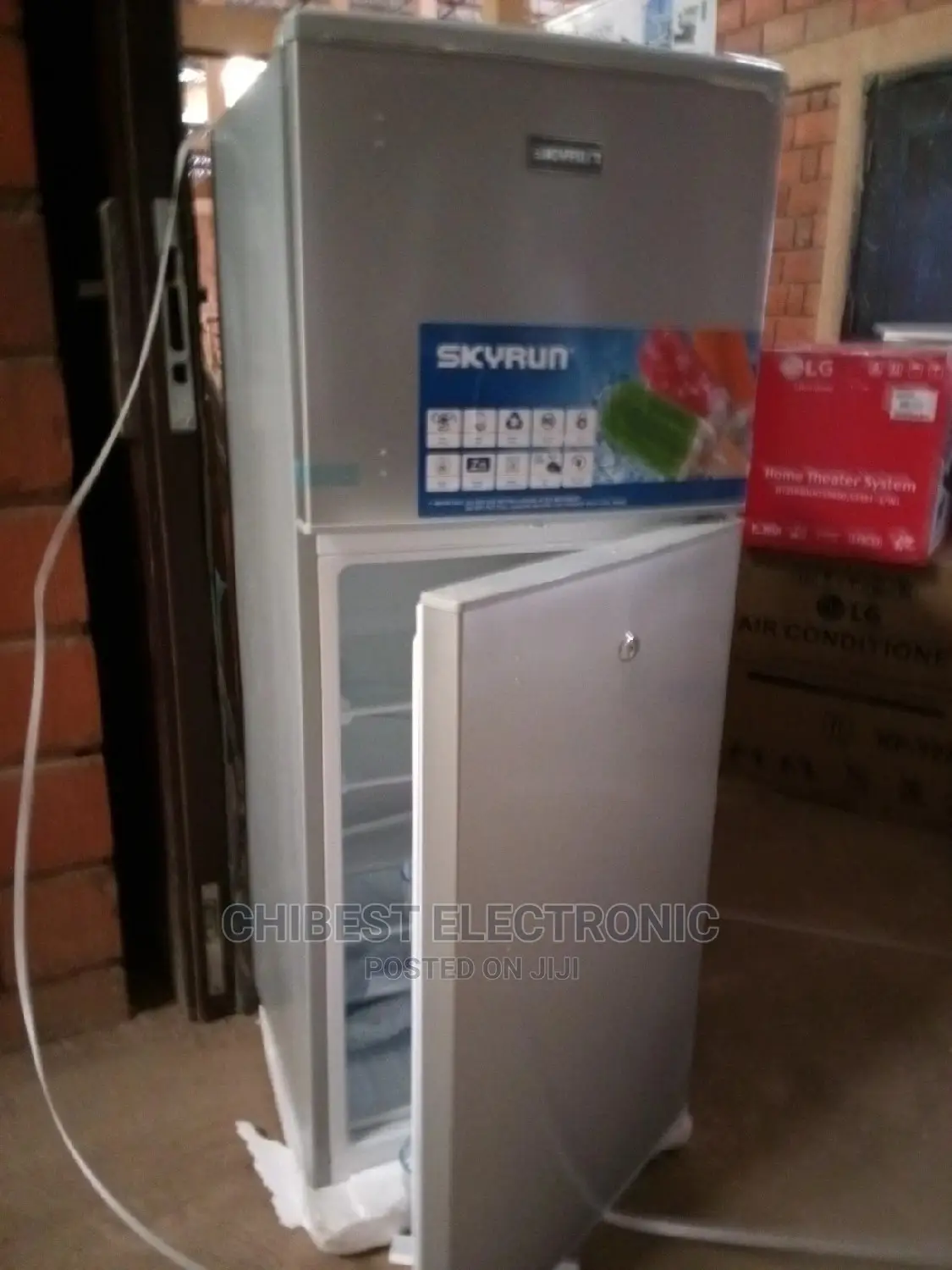 Skyrun Two Door Fridge 118 Liters With a Year Warranty New