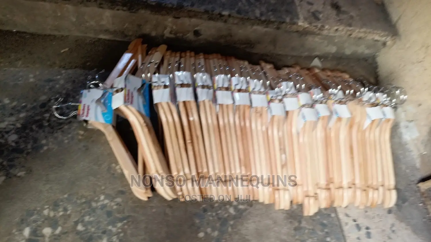 Bundles of Neat Wooden Hangers