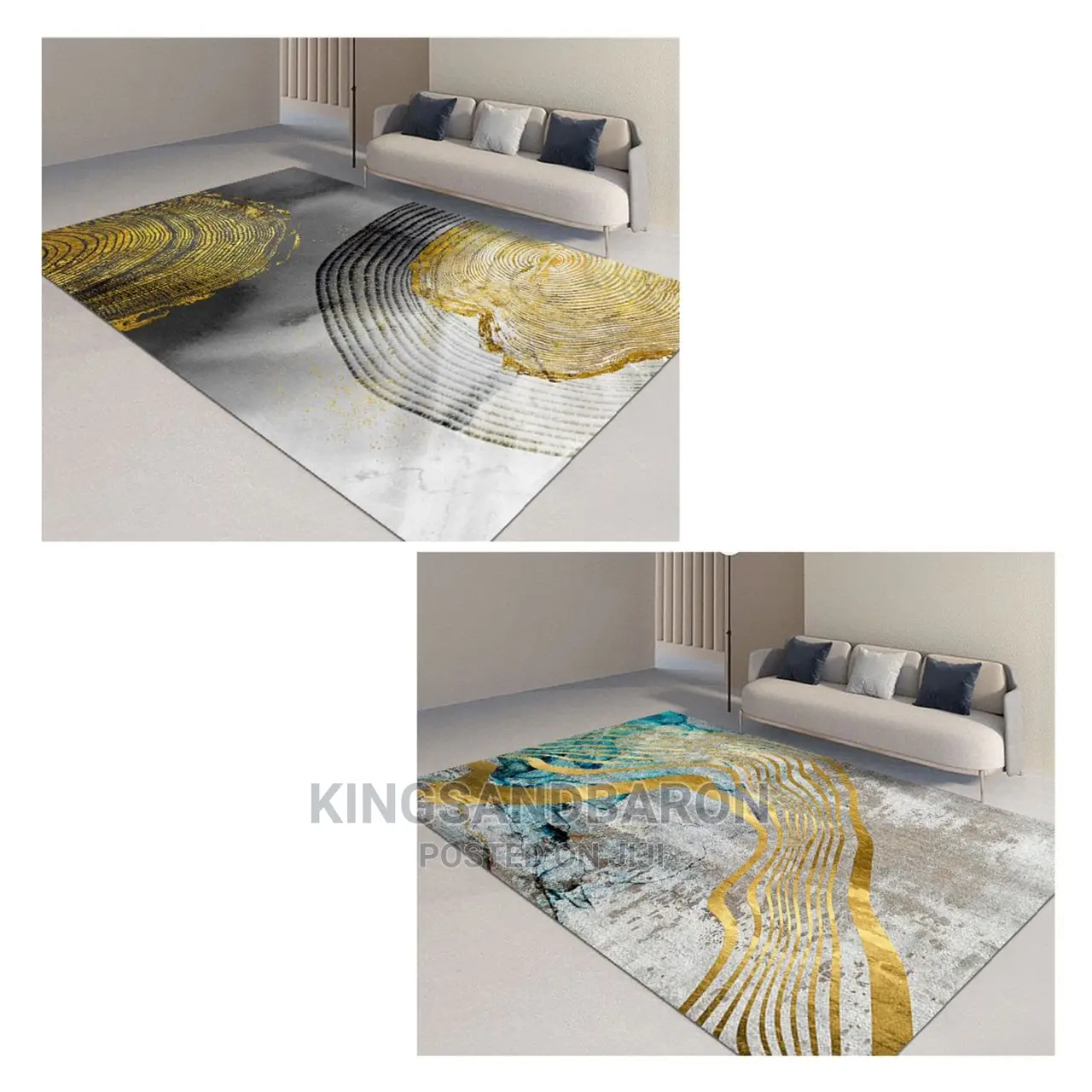 5*7 Crystal Velvet Center Rug