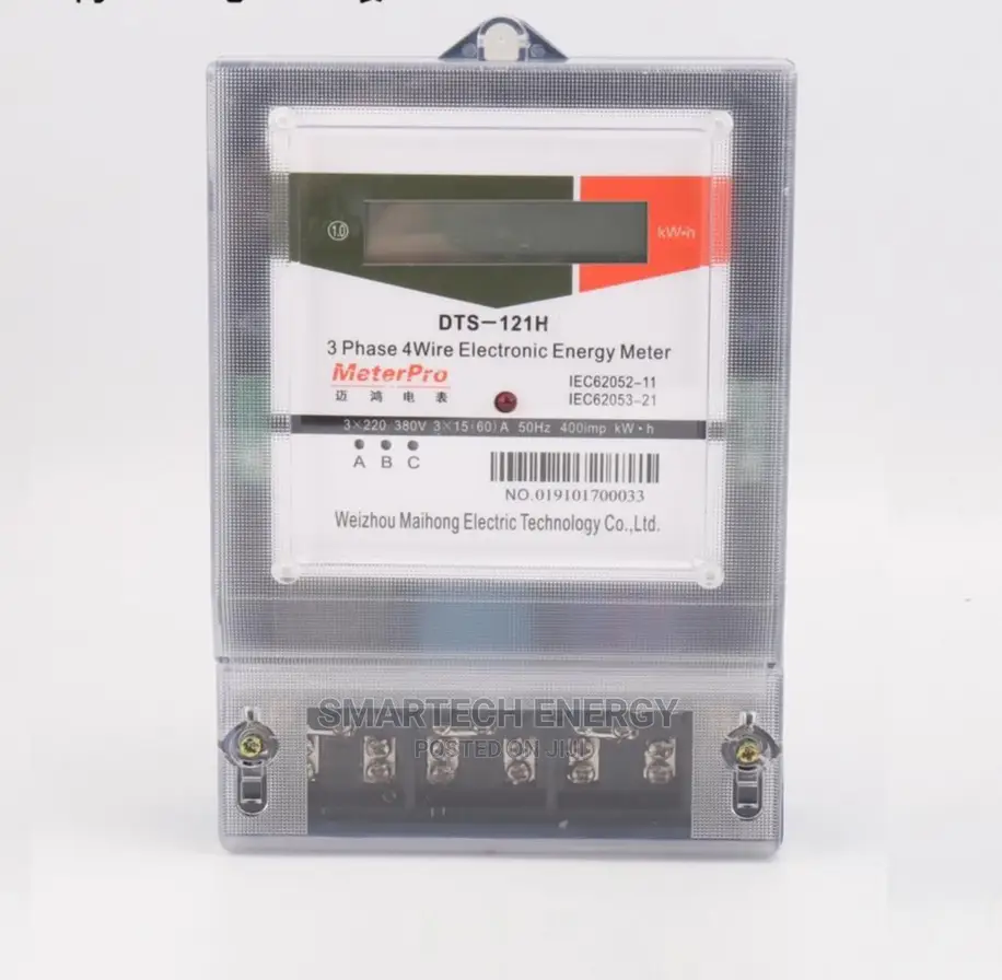 3 Phase Digital Electric Kwh Smart Digital Check Meter