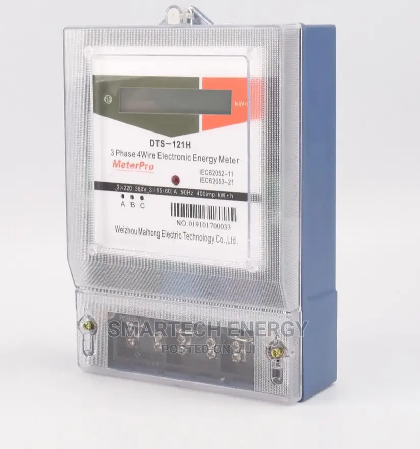 3 Phase Digital Electric Kwh Smart Digital Check Meter