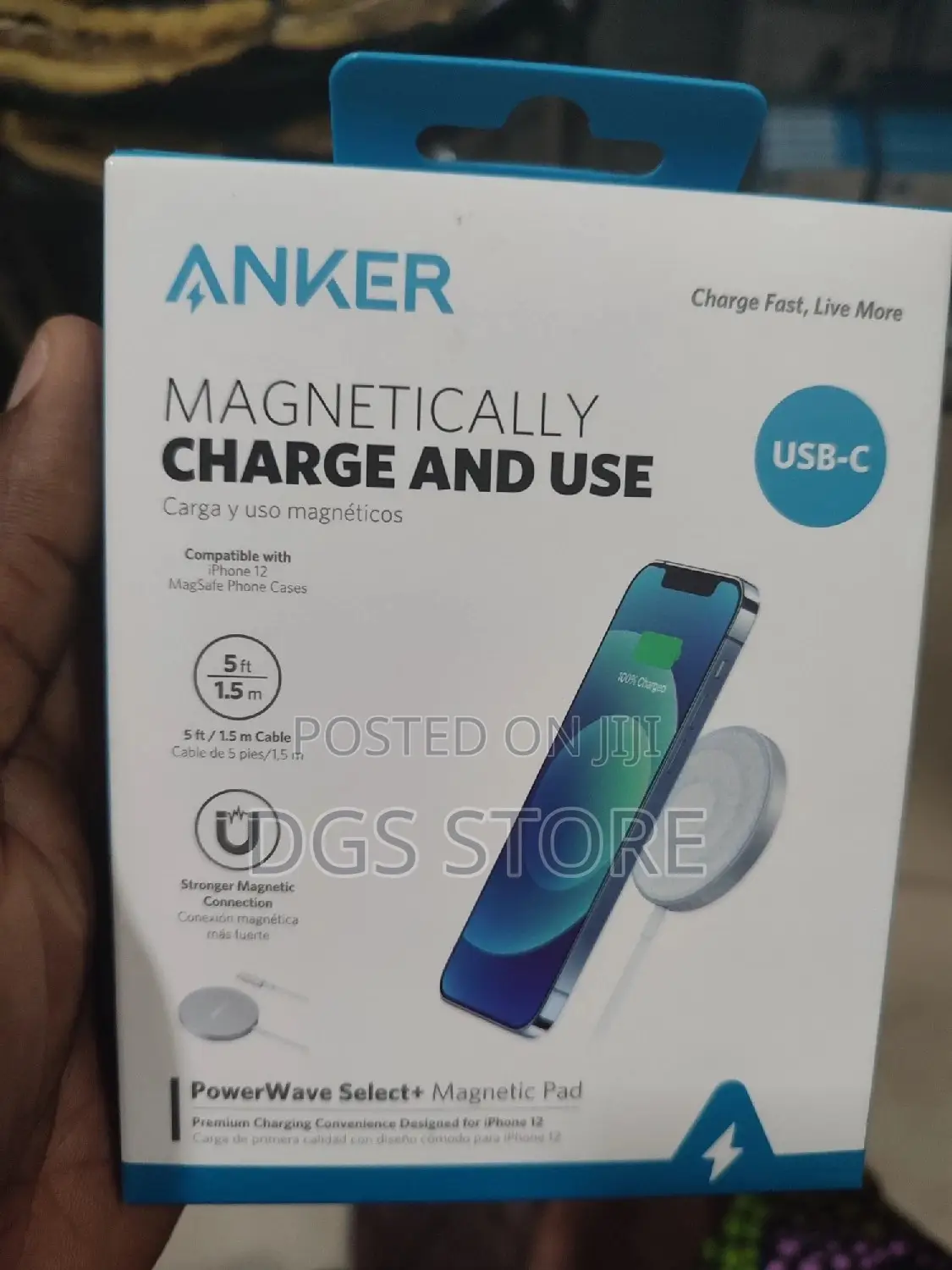 Anker Power Wave Select+ Magnetic Pad Charger 7.5w