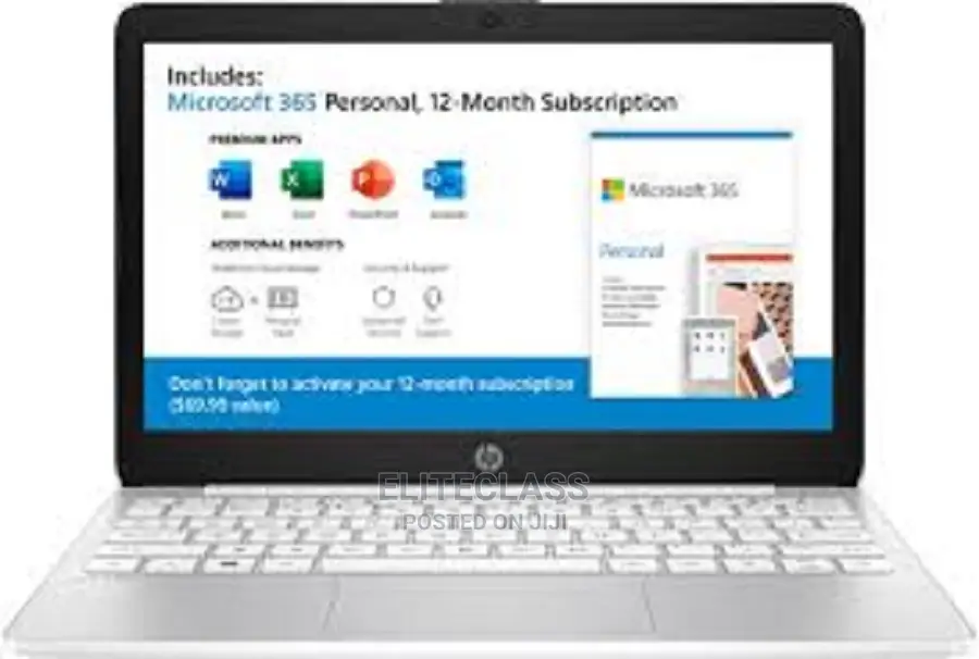 New Laptop HP 4GB Intel Celeron 60GB