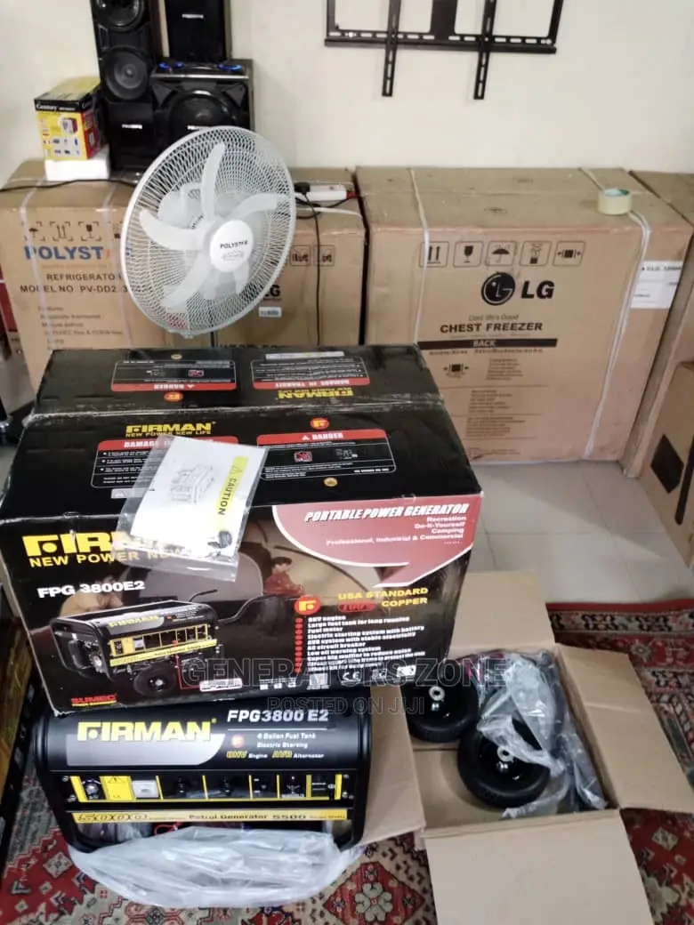 Brand New 5.5kva Firman Generator Fpg3800e2 Key Start