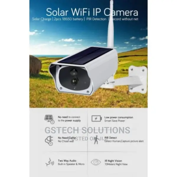 Low Power Solar Wifi Bullet Camera