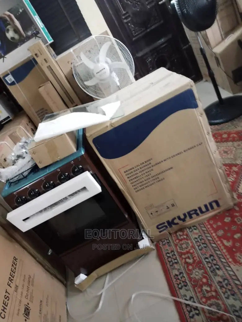 Brown Color Skyrun 4 Burners Gas Cooker GCS-4g/Ms500z
