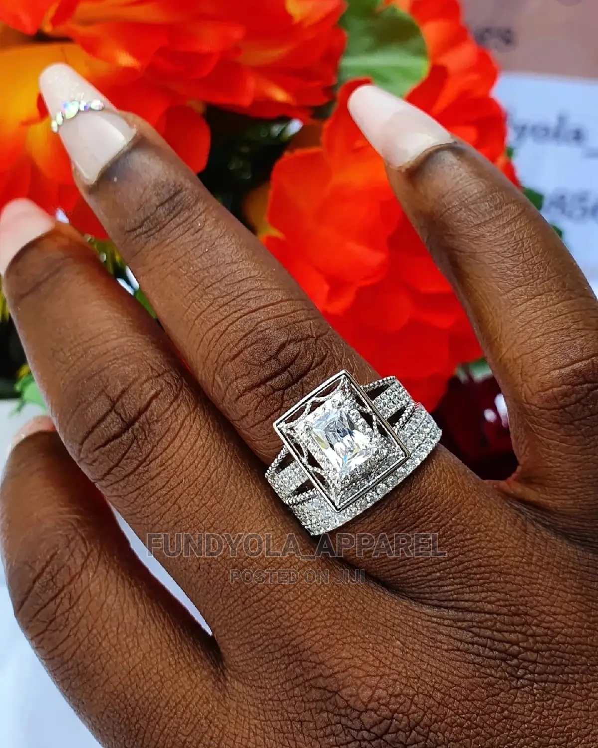 925 Sterling Silver Bridal Set