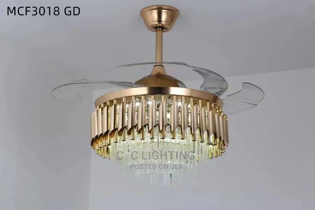 Chandelier Fan Light With Bluetooth