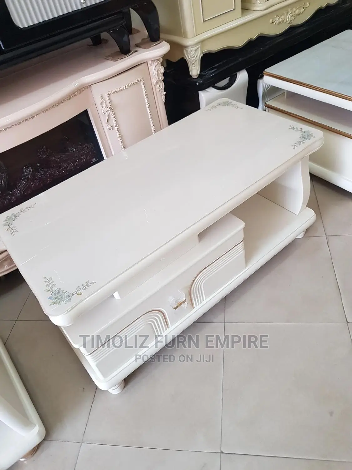 Coffee Table With Two Sides Drawers, Superior And Unique.