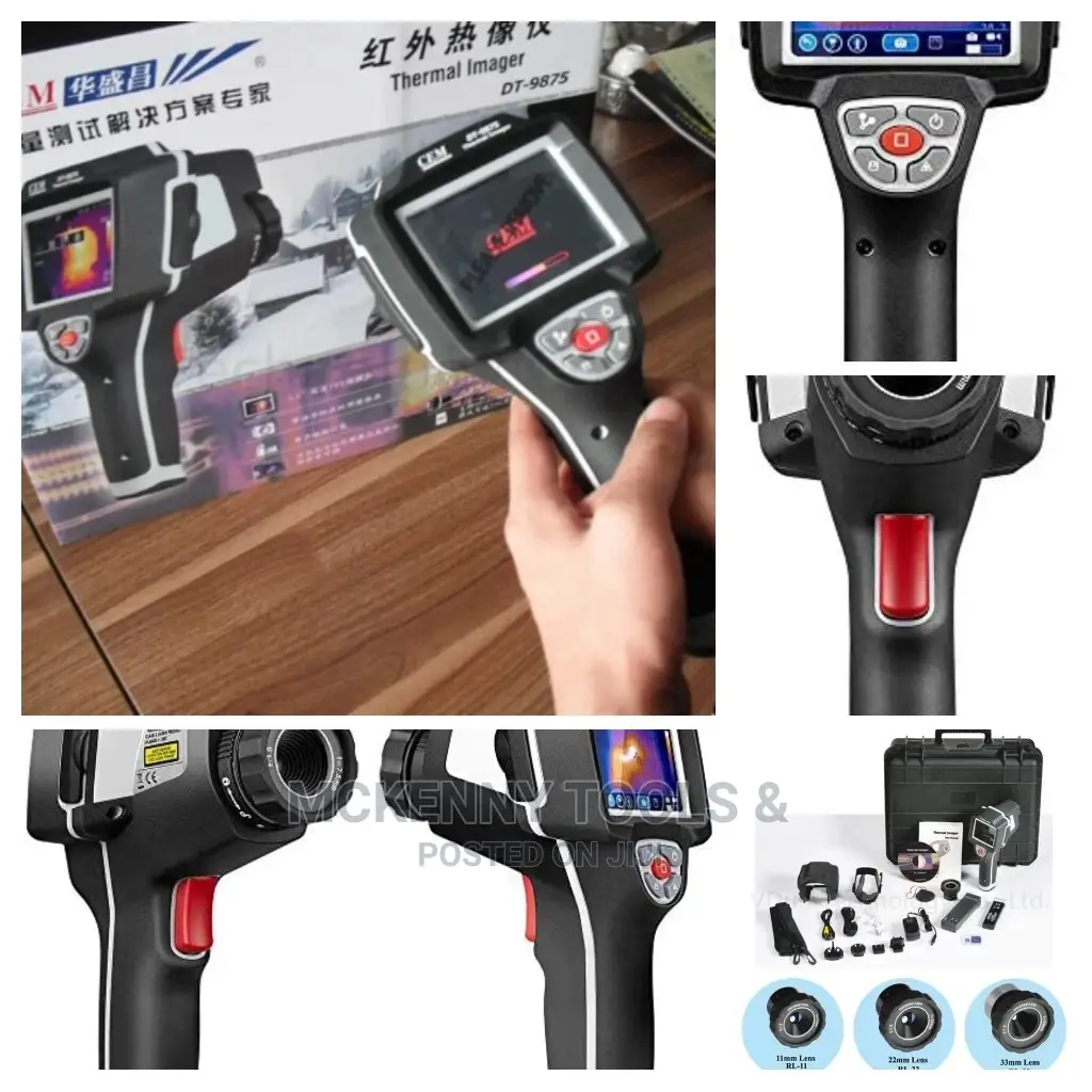 DT-9875 Picture-in-Picture Thermal Imaging Camera, 3.5" LCD