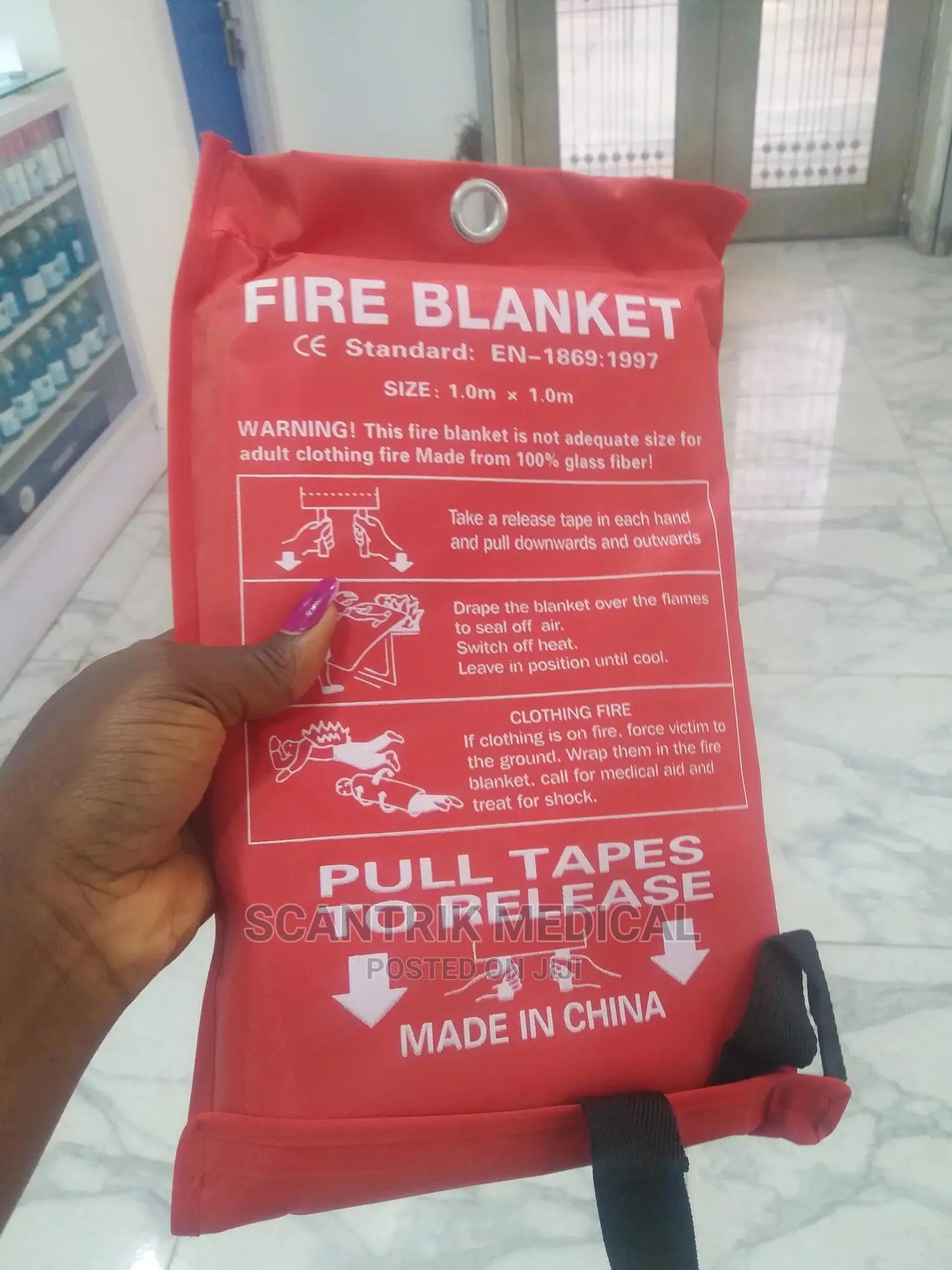 Fires Emergency Blanket, Survival Safety Cover for Kitchen,