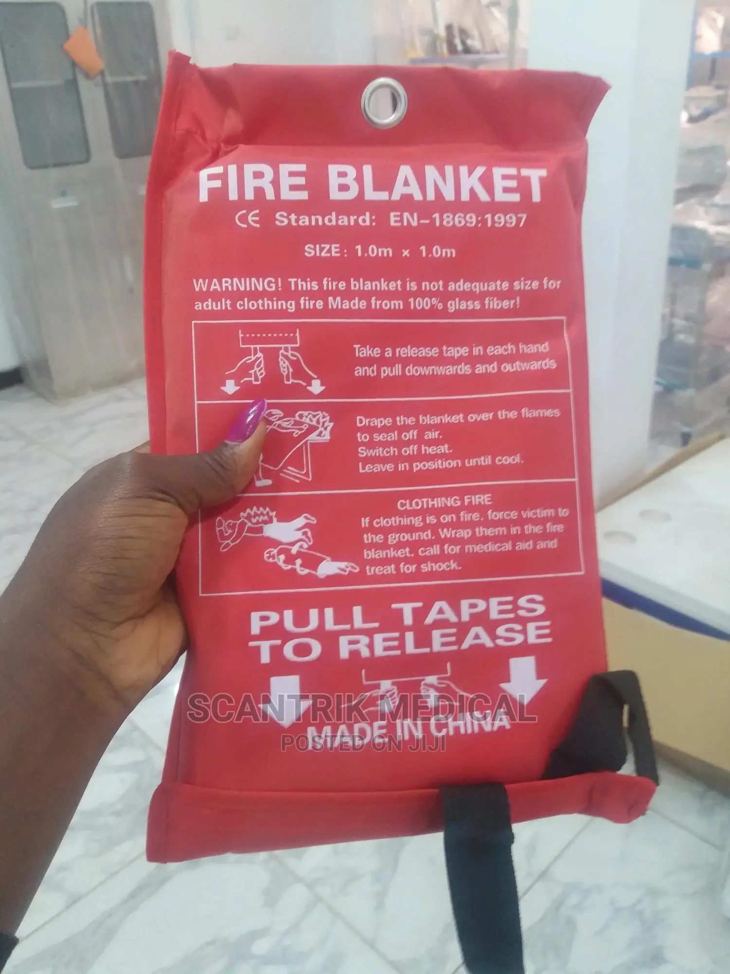 Fires Emergency Blanket, Survival Safety Cover for Office