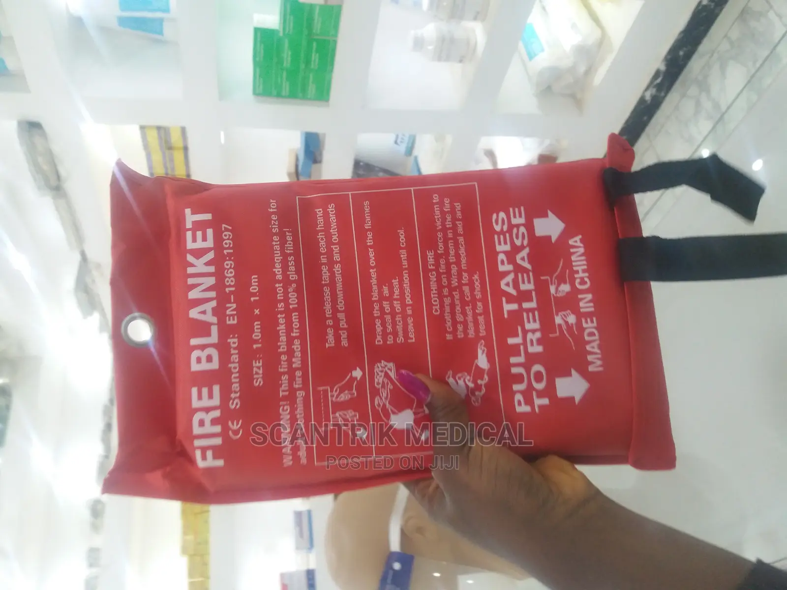 Fire Extinguisher Blanket for Kitchen Office