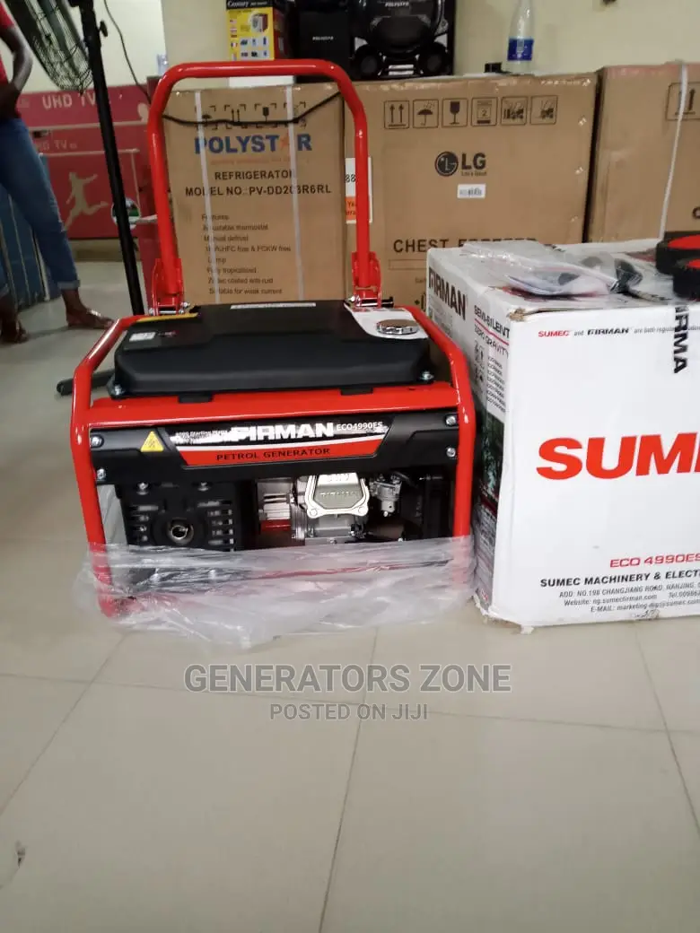 Brand New Firman Generator 6.5kva Eco4990es