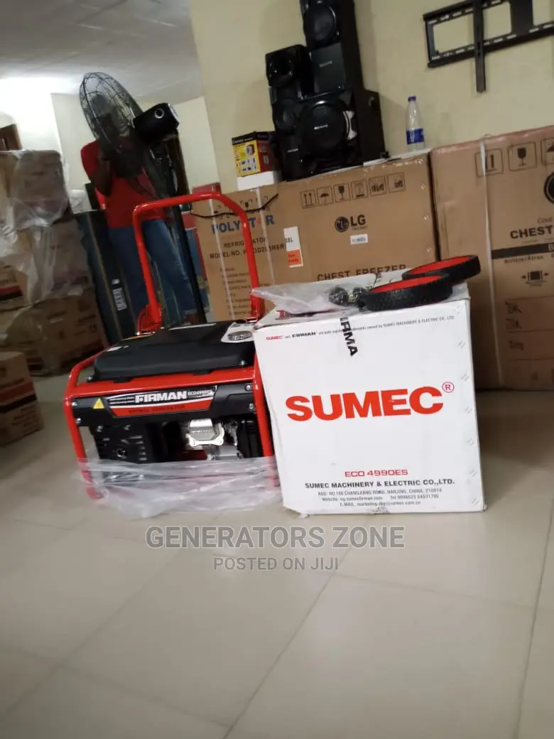 6.5kva New Firman Generator Eco4990es-Key START