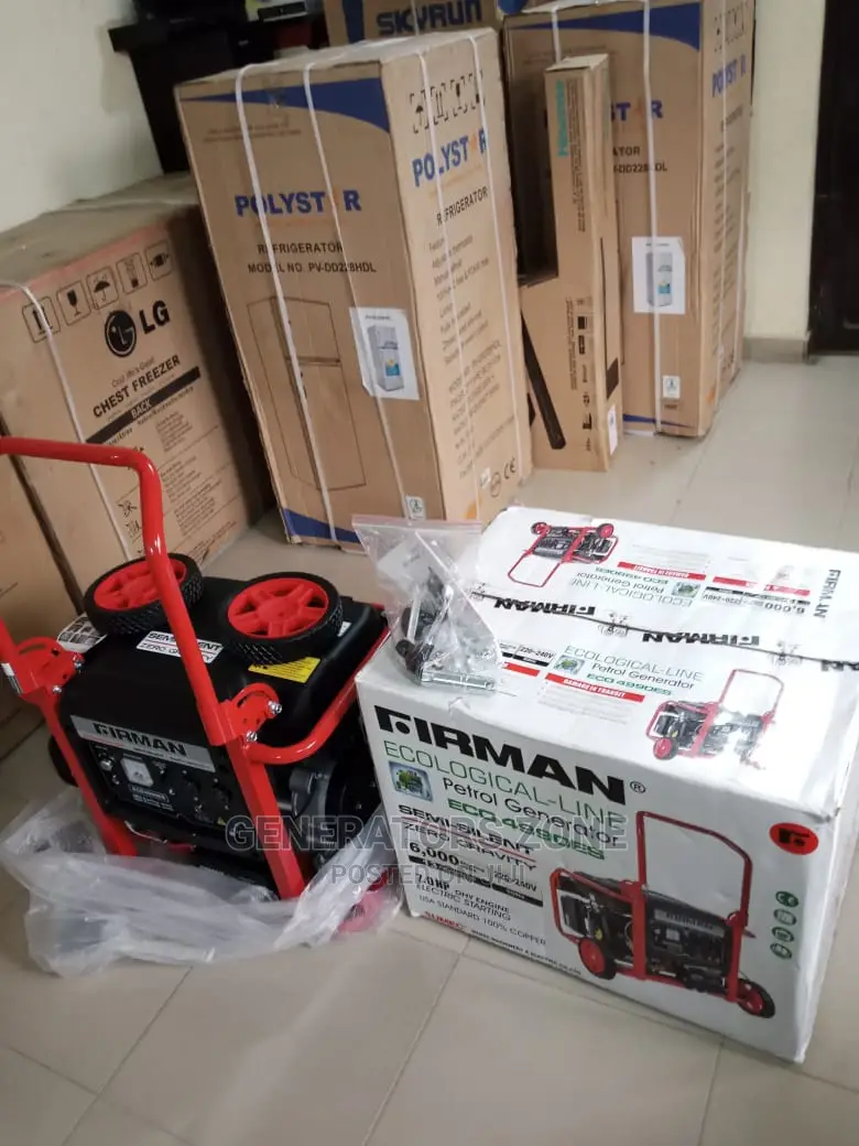 Firman Ecological Line Generator-Eco4990es 6.5kva Automatic