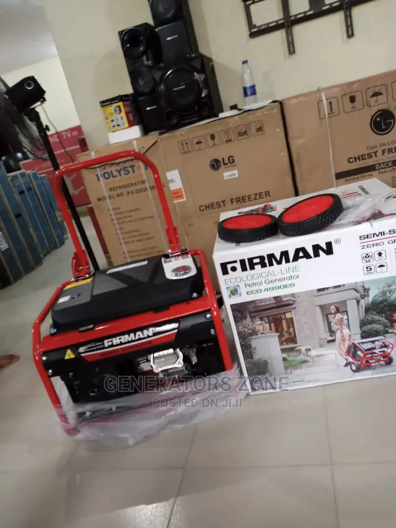 Firman 6.5kva Key Start Ecological Generator -( Eco4990es)