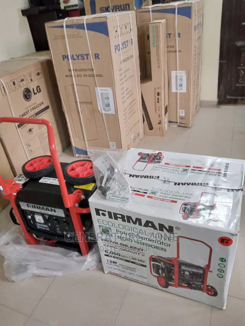 Firman Keystart Generator 6.5kva Capacity Eco4990es