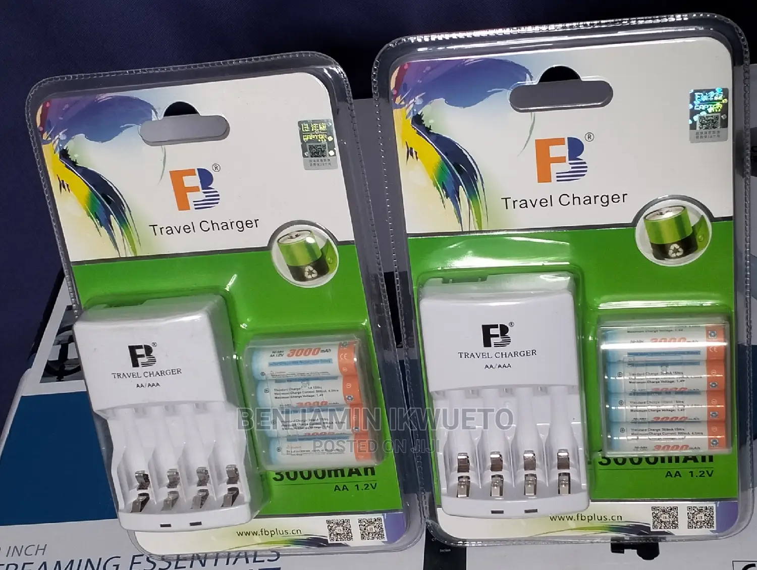 Rechargeable Batteries With Charger