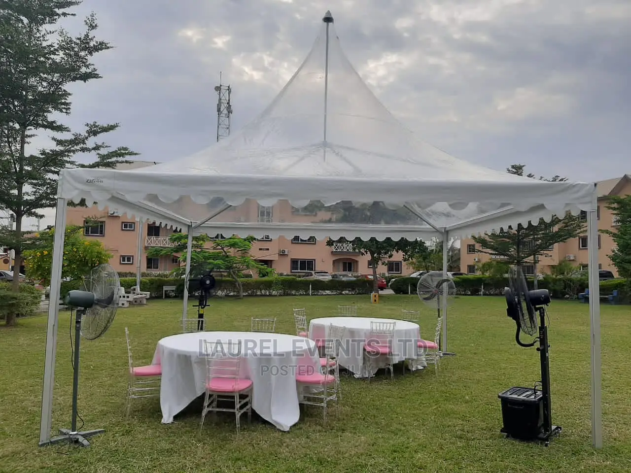 16ft by 16ft Transparent and 10ft by 10ft Tent Vendor Bridal