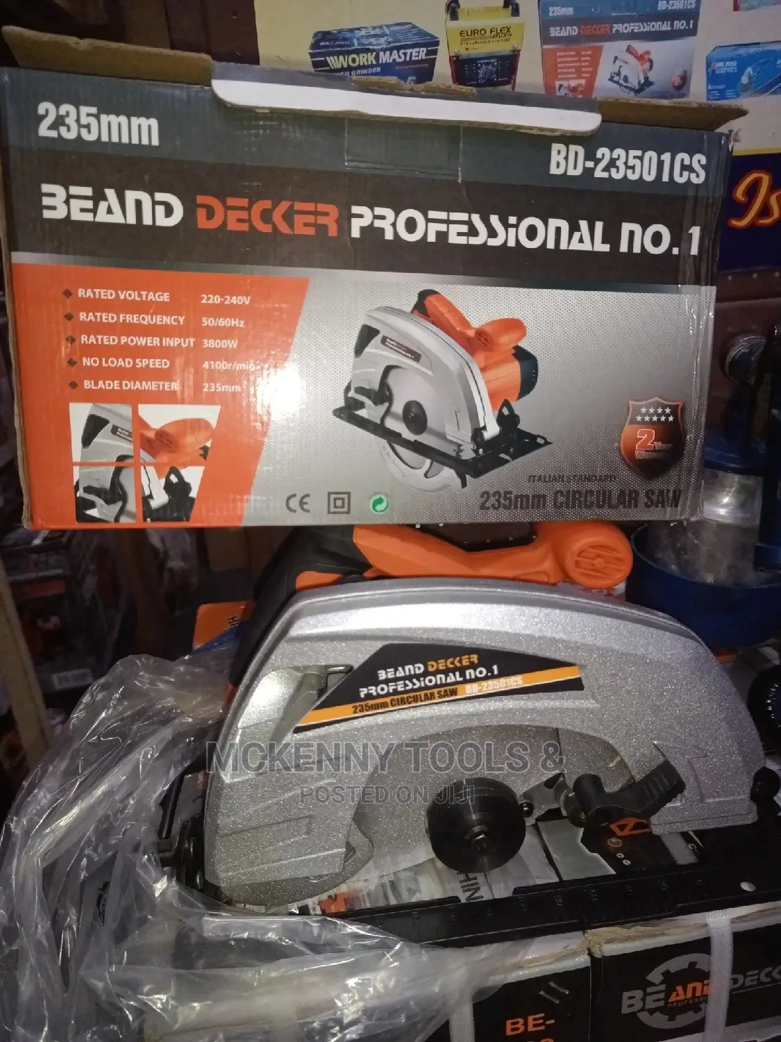 235mm Be and Decker Professional Circular Saw Machine 3800 W