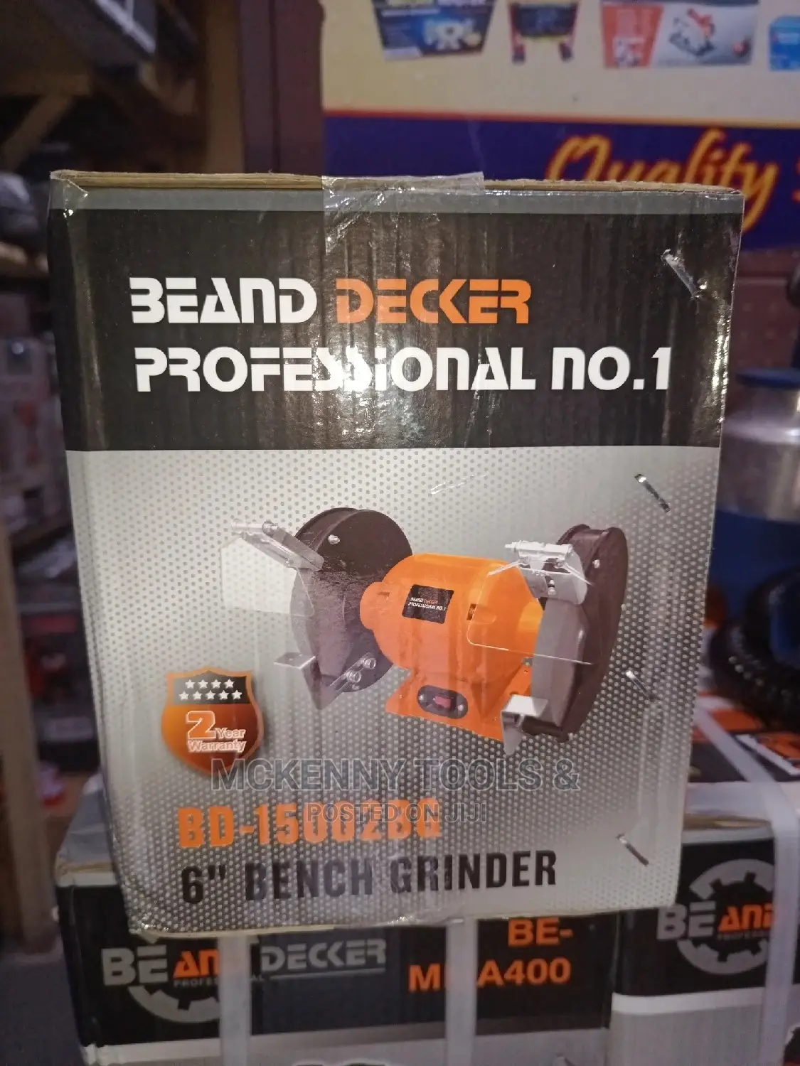 8" Beand Decker Professional No1 Bench Grinder 1200W