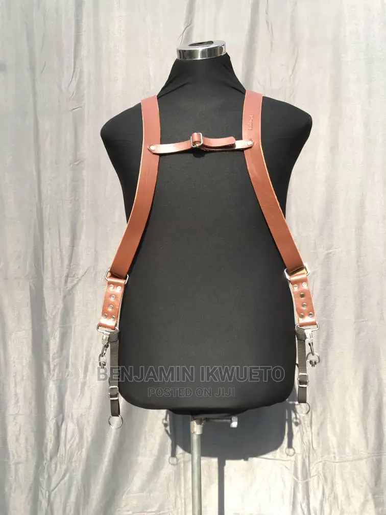 Leather Camera Belt, Double
