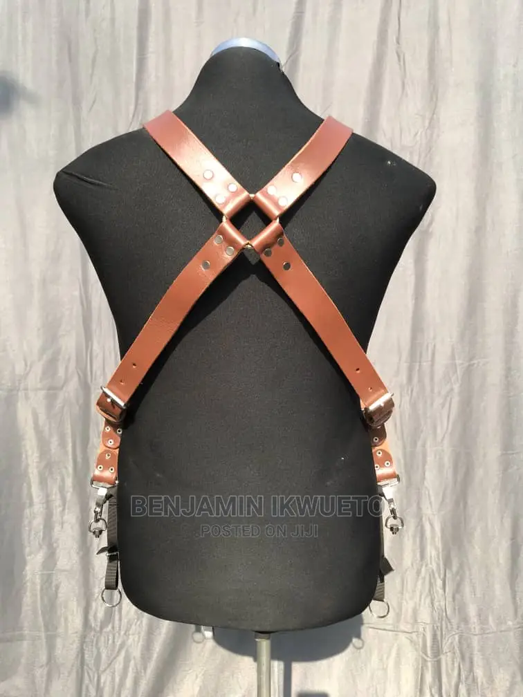 Leather Camera Belt, Double