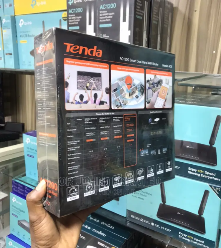 Tenda Ac6 V5.0 Ac1200 Smart Dual-band Wifi Router