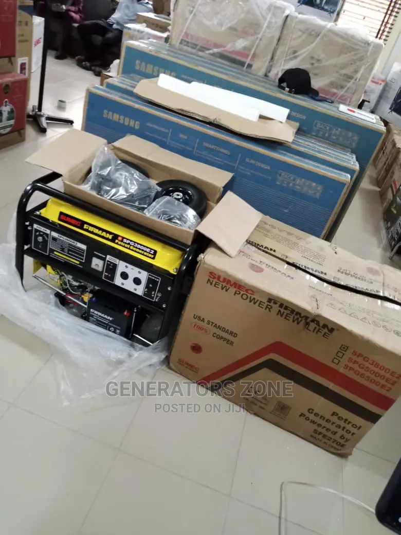 Automatic Sumec Petrol Generator Spg3800e2 9.5kva