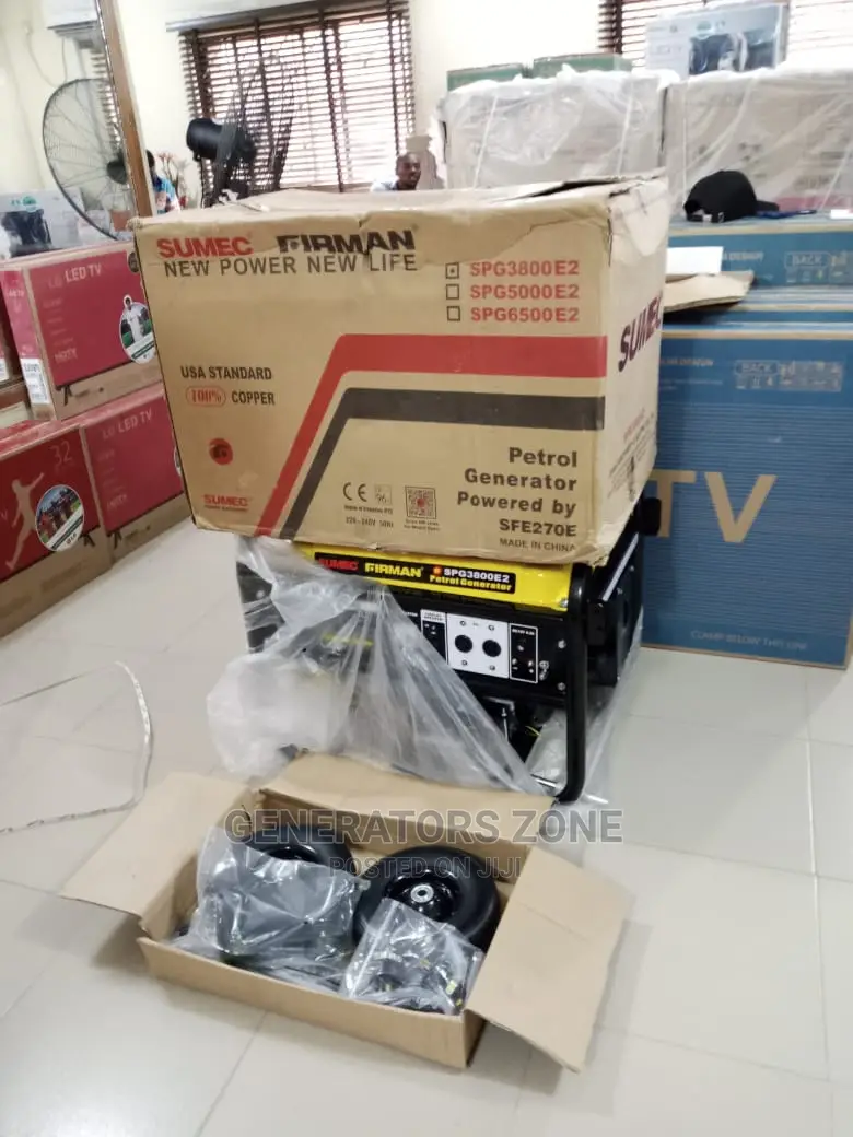 Sumec Firman Key Start Generator - SPG3800E2 9.5KVA