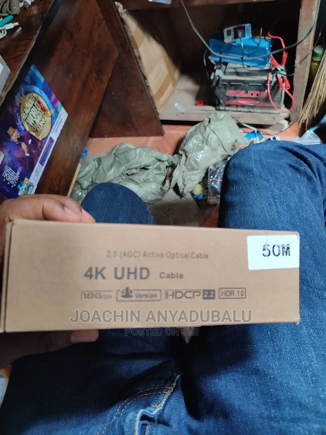 Hdmi to Hdmi 2.0 Fiber Optic Cable 50m Ultra Hd