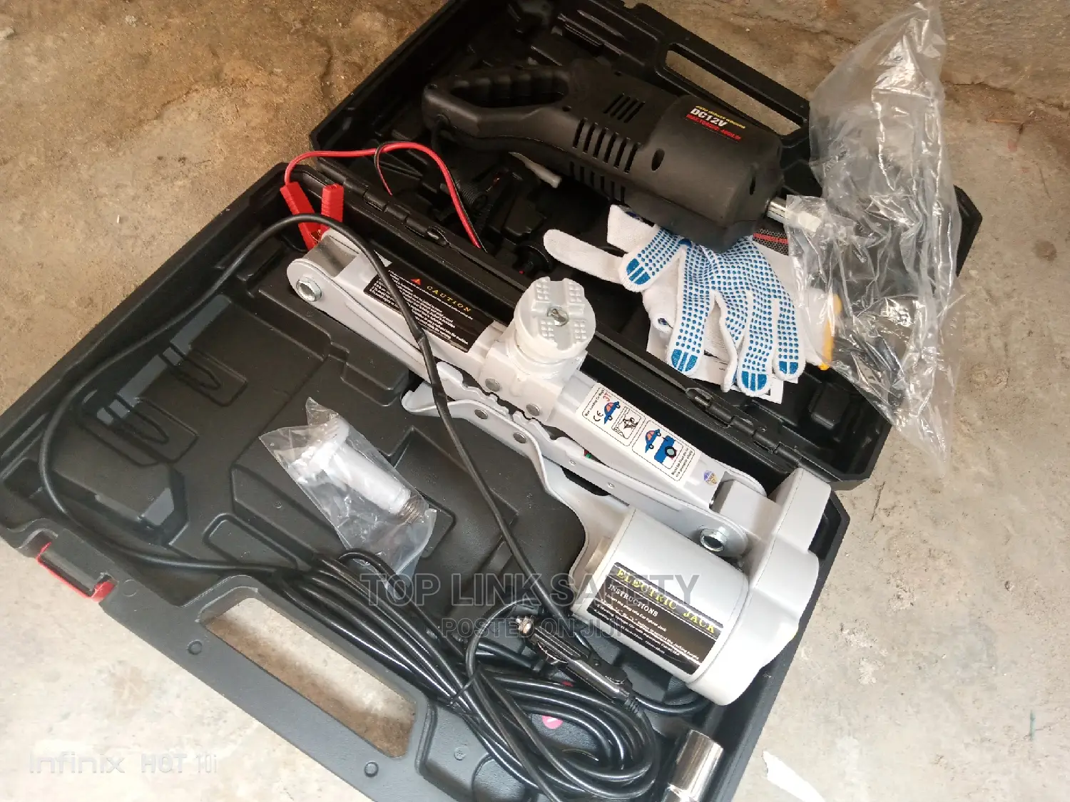 Electric Car Jack. Electric Wrench