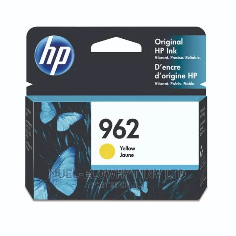 HP 962 Yellow Original Ink Cartridge, 3HZ98AN#140