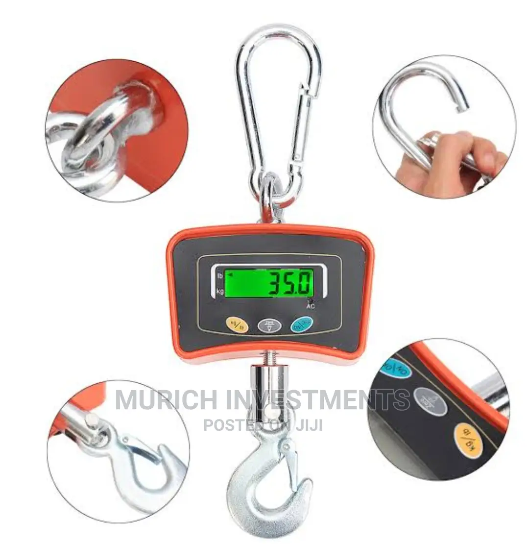500 KG 1100LBS Digital Hanging Scale Industrial Crane Scale