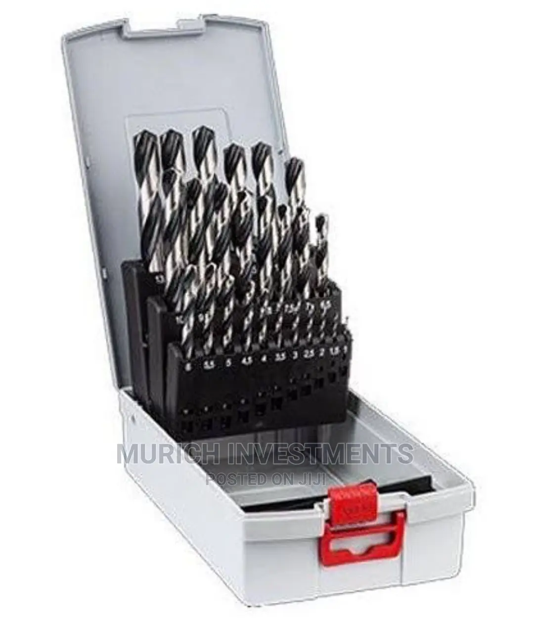 Bosch 25 Piece Metal Twist Drill Bit Set, 1mm to 13mm