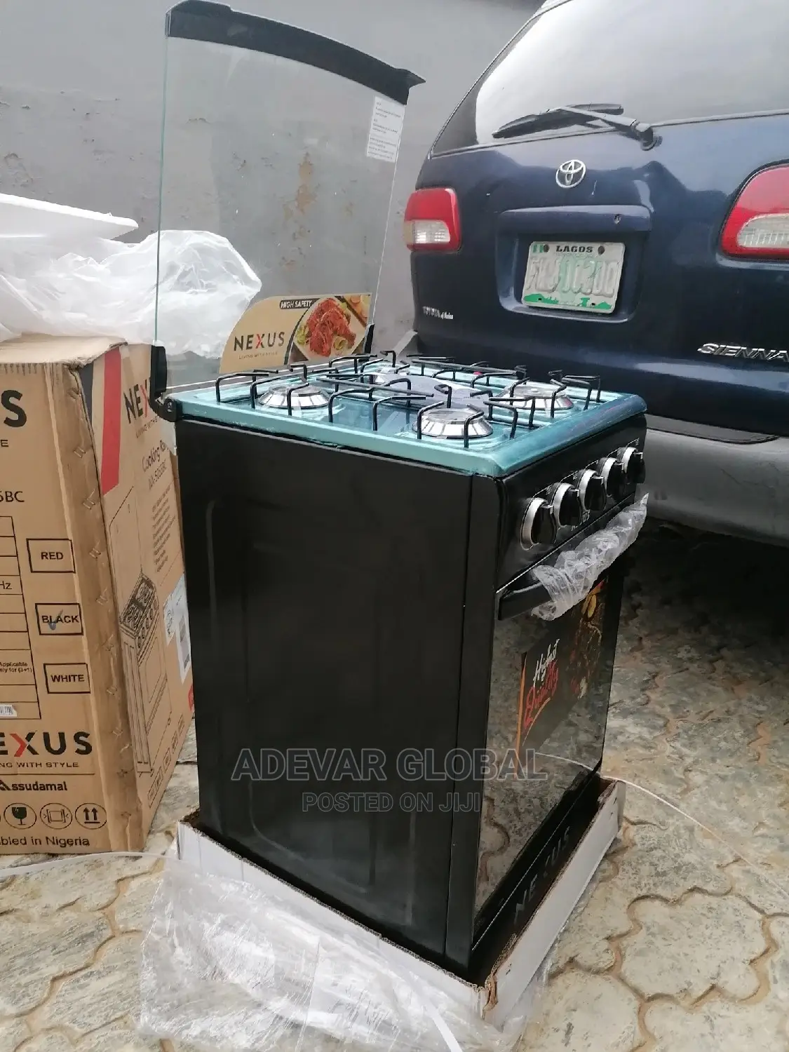 Nexus 4 Burner Gas 50x50 Cooker With Oven