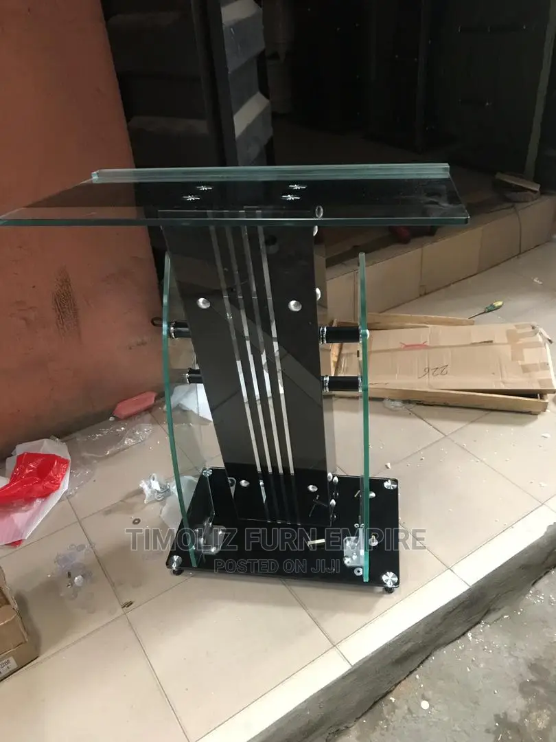 Church Pulpit Made With Tempered Glass.