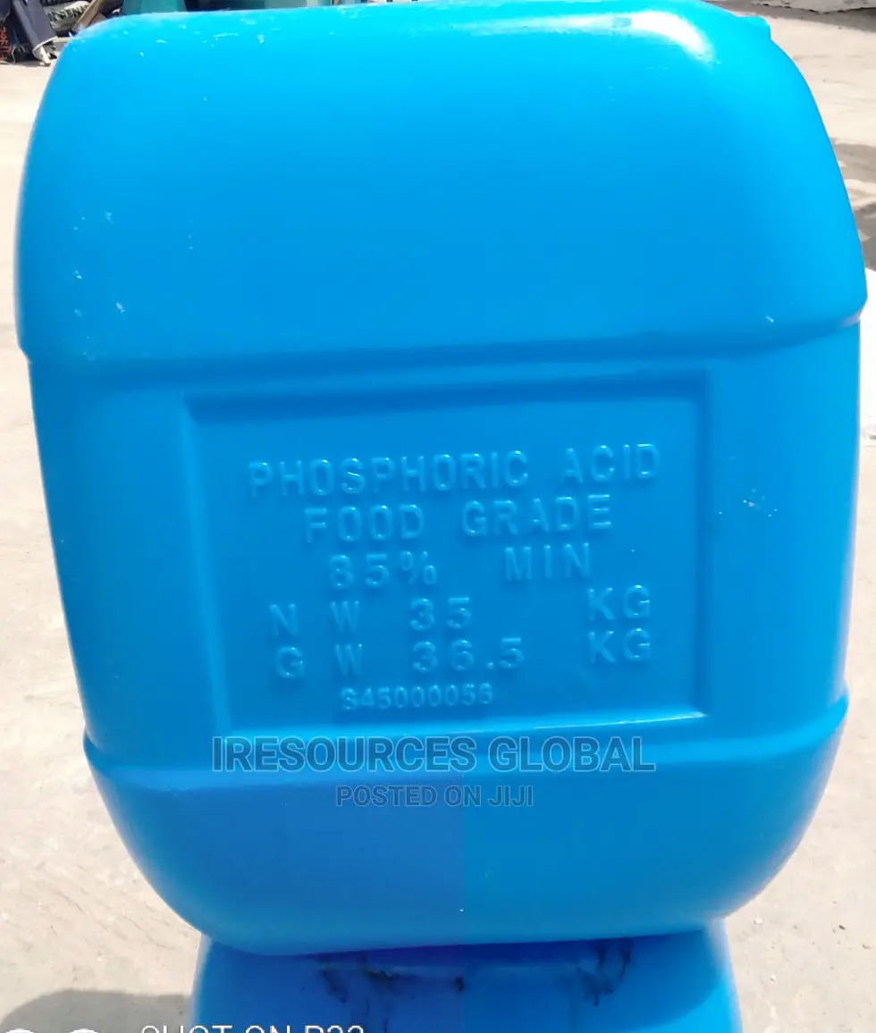 Phosphoric Acid 85% Min Food Grade 35kg Keg