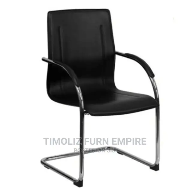 Comfortable Visitors Chair-Black