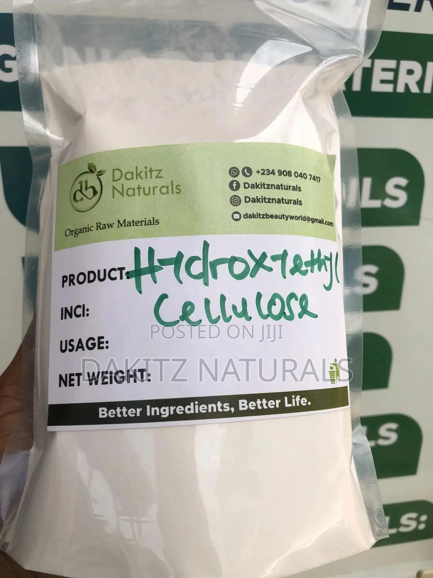 Hydroxyethyl Cellulose Hec (Cosmetics Grade) 250g